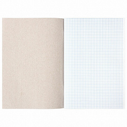 Книга учета 48 л., клетка, обложка из мелованного картона, блок офсет, А4 200х290 мм, STAFF, 130055