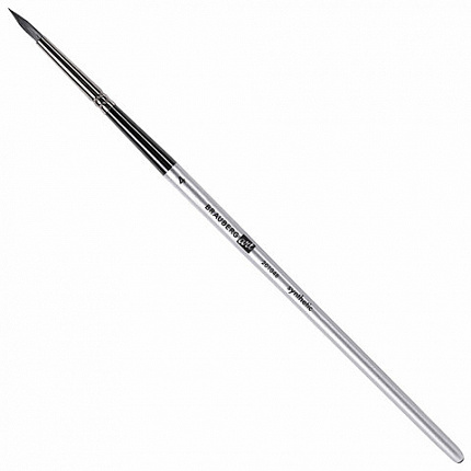 Кисти художественные набор 23 шт синтетика с мастихином в пенале, BRAUBERG ART DEBUT,