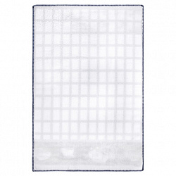 Салфетка из МИКРОФИБРЫ универсальная, 40х60 см, фиолетовая клетка, орнамент, 240 г/м2, BOOMHOUSE (БУМХАУС), 700882