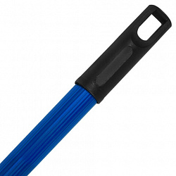 Черенок рукоятка для инвентаря 130 см, еврорезьба, металлопластик 0,35 мм, синий, BOOMHOUSE (БУМХАУС) EXTRA, 702232