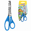 Ножницы ЮНЛАНДИЯ "САФАРИ", 130 мм, с цветной печатью, картонная упаковка с подвесом, ассорти, 236986