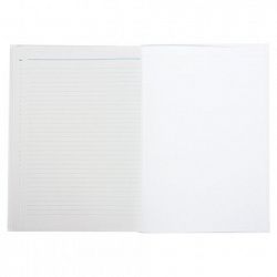 Книга учета 96 л., линия, твердая, картон, глянцевая, типографский блок, А4 200х290 мм, STAFF, 130221