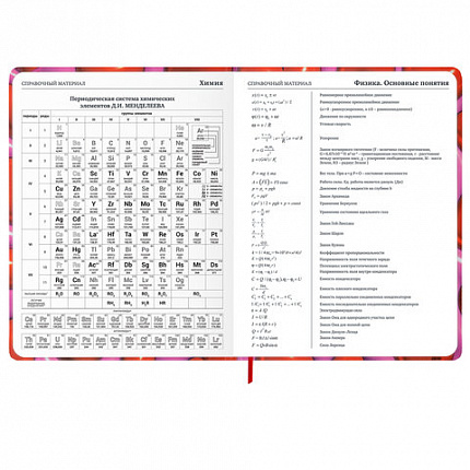 Дневник 1-11 класс 48 л., твердый, BRAUBERG, матовая ламинация, резинка, закладка-ляссе, с подсказом, "Сердечки", 107241