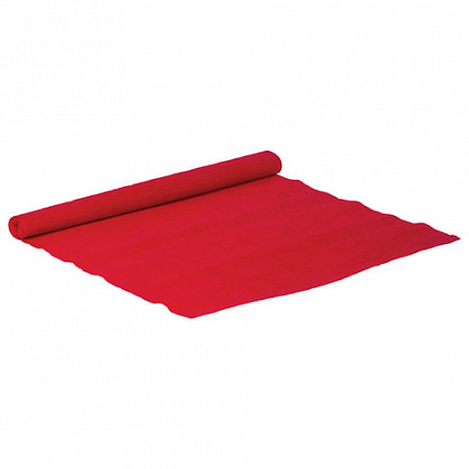 Бумага гофрированная/креповая, 110 г/м2, 50х250 см, красная, ОСТРОВ СОКРОВИЩ, 129148