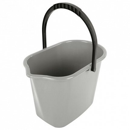 Ведро 10 л для уборки КОМПЛЕКТ с ОТЖИМОМ для веревочных и ленточных МОПов, 24х35х24 см, YORK, 70020