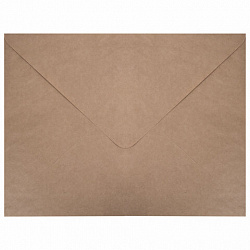 Конверты (290х390 мм) КРАФТ, без клея, 90 г/м2, КОМПЛЕКТ 500 шт., треугольный клапан, 102754
