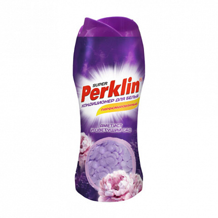 Кондиционер (концентрат) для белья, в гранулах, 250 г, PERKLIN (ПЕРКЛИН) SUPER "Аметист и цветущий сад", 25 стирок, 609820