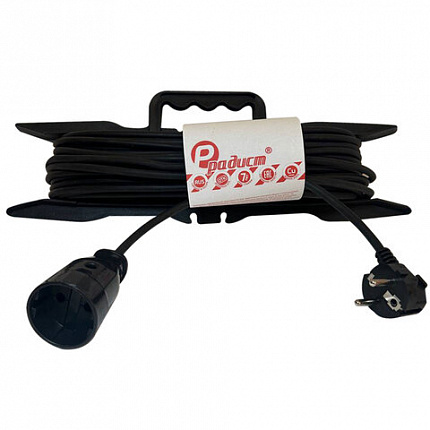 Удлинитель на рамке РС16, 1 розетка без заземления, КГ 2*1,5мм2, 10м, 16А, медь, морозостойкий 78721, 151