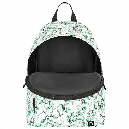 Рюкзак BRAUBERG СИТИ-ФОРМАТ универсальный, "Spring", белый, 41х32х14 см, 270793