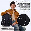 Рюкзак BRAUBERG OPTIMA, 2 отделения, с брелоком, "Открытый космос", 36х27х18 см, 272095