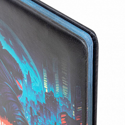 Дневник 1-11 класс 48 л., кожзам (твердая с поролоном), печать, цветной блок, BRAUBERG, "Ниндзя", 106950