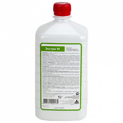 Средство дезинфицирующее 1 л, НИКА "ЭКСТРА М"