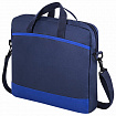 Сумка для документов STAFF MANAGER на молнии с карманом, полиэстер, синяя, 32х37х5 см, 228346