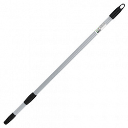 Черенок ТЕЛЕСКОПИЧЕСКИЙ для инвентаря 70-120 см, еврорезьба, металлопластик, серый, BOOMHOUSE (БУМХАУС) STANDART, 702234