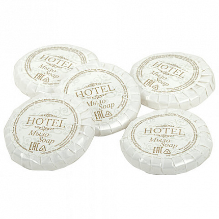 Мыло одноразовое 20 г, КОМПЛЕКТ 300 шт., HOTEL, саше, гофра, 2000117
