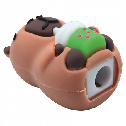 Точилка "Капибара", 1 отверстие, ассорти, 77247