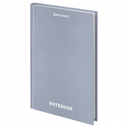 Блокнот А5 134х206мм, 80 л., твердый, клетка, BRAUBERG, МОРАНДИ, 118556