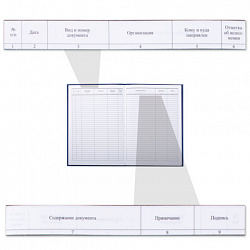 Журнал регистрации корреспонденции, 96 л., бумвинил, блок офсет, А4 200х290 мм, BRAUBERG, 130149