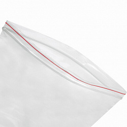 Пакеты с замком ZIP LOCK "зиплок", комплект 100 шт., 200х250 мм, ПВД, толщина 40 микрон, BRAUBERG, 606215