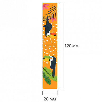 Закладки для книг МАГНИТНЫЕ, "ANIMALS", набор 30 шт., 60x20 мм, BRAUBERG, 113176
