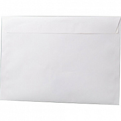 Конверты С4 (229х324 мм), отрывная лента, 100 г/м2, КОМПЛЕКТ 500 шт., внутренняя запечатка, 48927