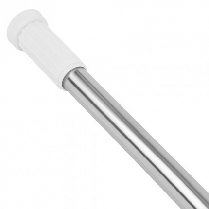 Карниз штанга для ванной телескопический 110-200 см, нержавеющая сталь, PRIMILA (ПРИМИЛА), 700108