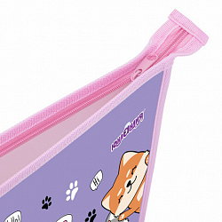 Папка для тетрадей ЮНЛАНДИЯ А4, 1 отделение, пластик, на молнии, "Best fellows", 273348