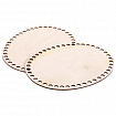 Донышки деревянные для вязания овальные, 2 шт., 20х15 см, BRAUBERG HOBBY, 665319