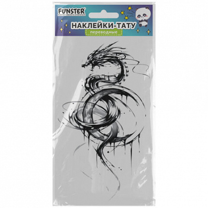 Наклейки-тату переводные "Разные", 20,5х10 см, ассорти 12 видов, FUNSTER (ФАНСТЕР), 666102