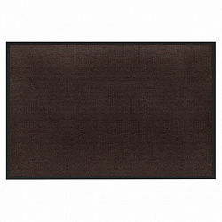 Коврик придверный 40х60 см, КОРИЧНЕВЫЙ, влаго-грязезащитный, 300 г/м2, рубчик, PRIMILA (ПРИМИЛА) STANDARD, 701014