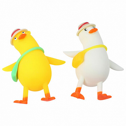 Игрушка-антистресс "СЧАСТЛИВЫЙ ГУСЬ", 13 см, ассорти 2 цвета, JOLLY JOT (ДЖОЛЛИ ДЖОТ), 665804