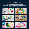 Помпоны для творчества, блестящее ассорти, 5 цветов, 8 мм/15 мм/25 мм, 100 шт., ОСТРОВ СОКРОВИЩ, 661437
