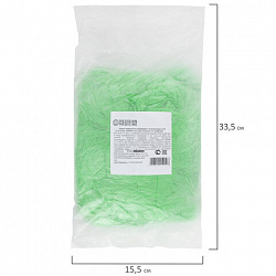 Бахилы MERIDIAN ПРОЧНЫЕ 3,8 г, зеленые, двойная резинка, КОМПЛЕКТ 100 штук (50 пар), 40х15 см, ПНД