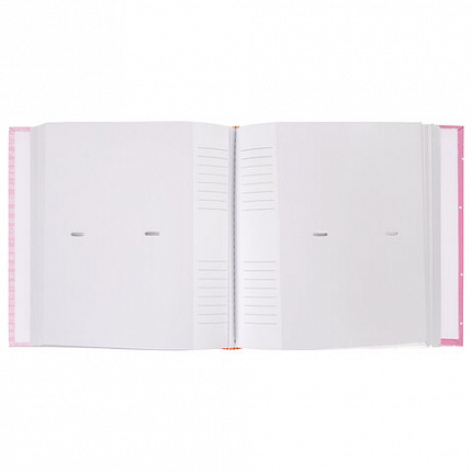 Фотоальбом BRAUBERG "It's a girl" на 200 фото 10х15 см, твердая обложка, бумажные страницы, бокс, розовый, 391145