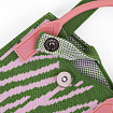 Сумочка-органайзер повседневная HEIKKI KNIT (ХЕЙКИ) кросс боди, вязаная, 17х12х5 см, "Fun zebra", 273792