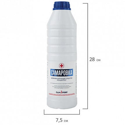 Средство дезинфицирующее 1 л, САМАРОВКА, концентрат