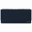 Планинг настольный недатированный (305х140 мм) BRAUBERG "Select", балакрон, 60 л., темно-синий, 123798
