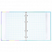 Тетрадь на кольцах А5 175х215 мм, 120 л., твердый картон, клетка, BRAUBERG, кросс-серия PASTEL, 405198