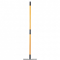 Грабли 14 зубьев стальные 35х10 см, ОБЩАЯ ДЛИНА 150 см, черенок стекловолокно, RABBITEX (РАББИТЕКС) "FIBERGLASS", 700494