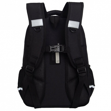 Рюкзак GRIZZLY школьный, анатомическая спинка, 2 отделения, для мальчиков, "BREAK DOWN", 39х28х20 см, RB-554-7/4