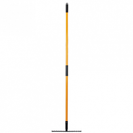 Грабли 14 зубьев стальные 35х10 см, ОБЩАЯ ДЛИНА 150 см, черенок стекловолокно, RABBITEX (РАББИТЕКС) "FIBERGLASS", 700494