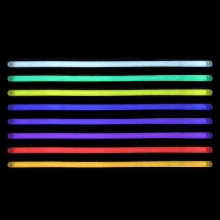 Светящиеся (неоновые) палочки 100 штук + 5 в ПОДАРОК! в тубе, ассорти, ЗОЛОТАЯ СКАЗКА, 662596