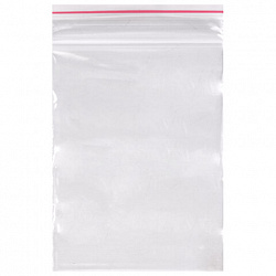 Пакеты "зиплок" zip lock ПРОЧНЫЕ, комплект 100 шт., 60х80 мм, ПВД, 45 мкм., BRAUBERG, 703077