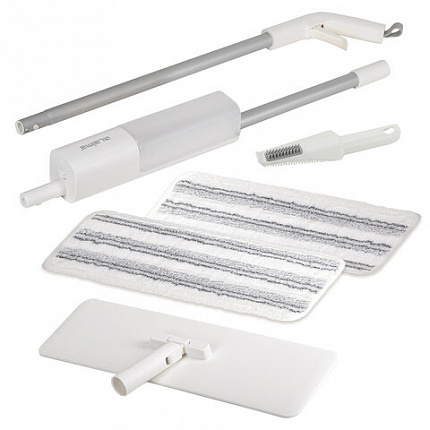Швабра с распылителем NeoSpray luxe, 2 насадки T-Clean из плотной микрофибры, скребок, LAIMA, 609147