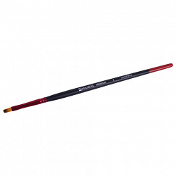 Кисть синтетика, плоская № 3, BRAUBERG PREMIUM, 201012