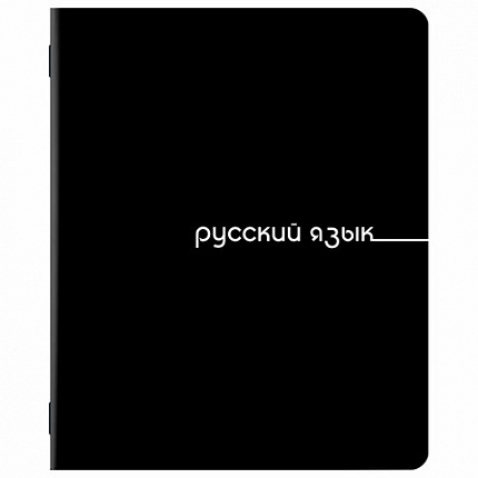 Тетради предметные, КОМПЛЕКТ 12 ПРЕДМЕТОВ, 48 л., обложка картон, BRAUBERG "BLACK", 405164