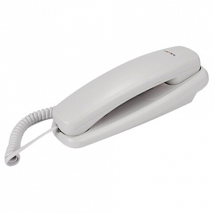 Телефон TEXET TX-219, тональный / импульсный режим, повтор, серый, 125787
