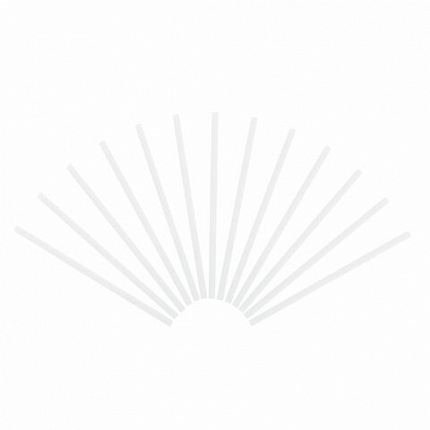 Клеевые стержни, диаметр 7 мм, длина 200 мм, прозрачные, 0,5 кг (58 шт.) BRAUBERG, 671054