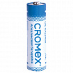 Батарейки алкалиновые "пальчиковые" КОМПЛЕКТ 4 шт., CROMEX (КРОМЕКС) Alkaline, AA (LR6, 15A), спайка, 457132