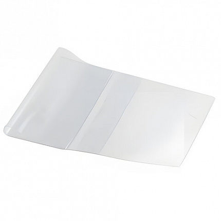 Обложка ПВХ для учебника, универсальная, 110 мкм, 232х450 мм, прозрачная, 15.13